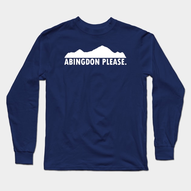 Abingdon Virginia Please Long Sleeve T-Shirt by esskay1000